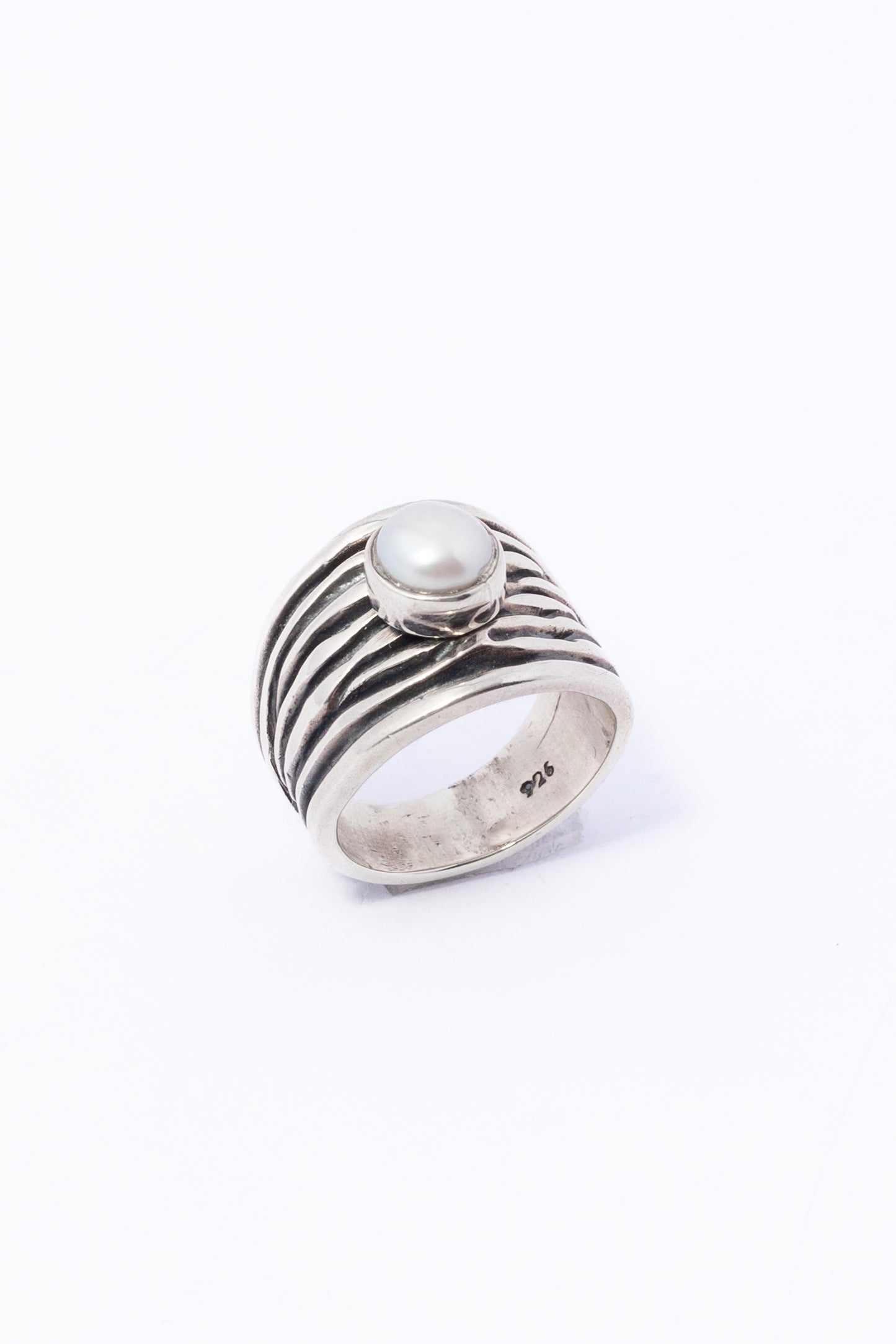 Anillo de Plata con Perla