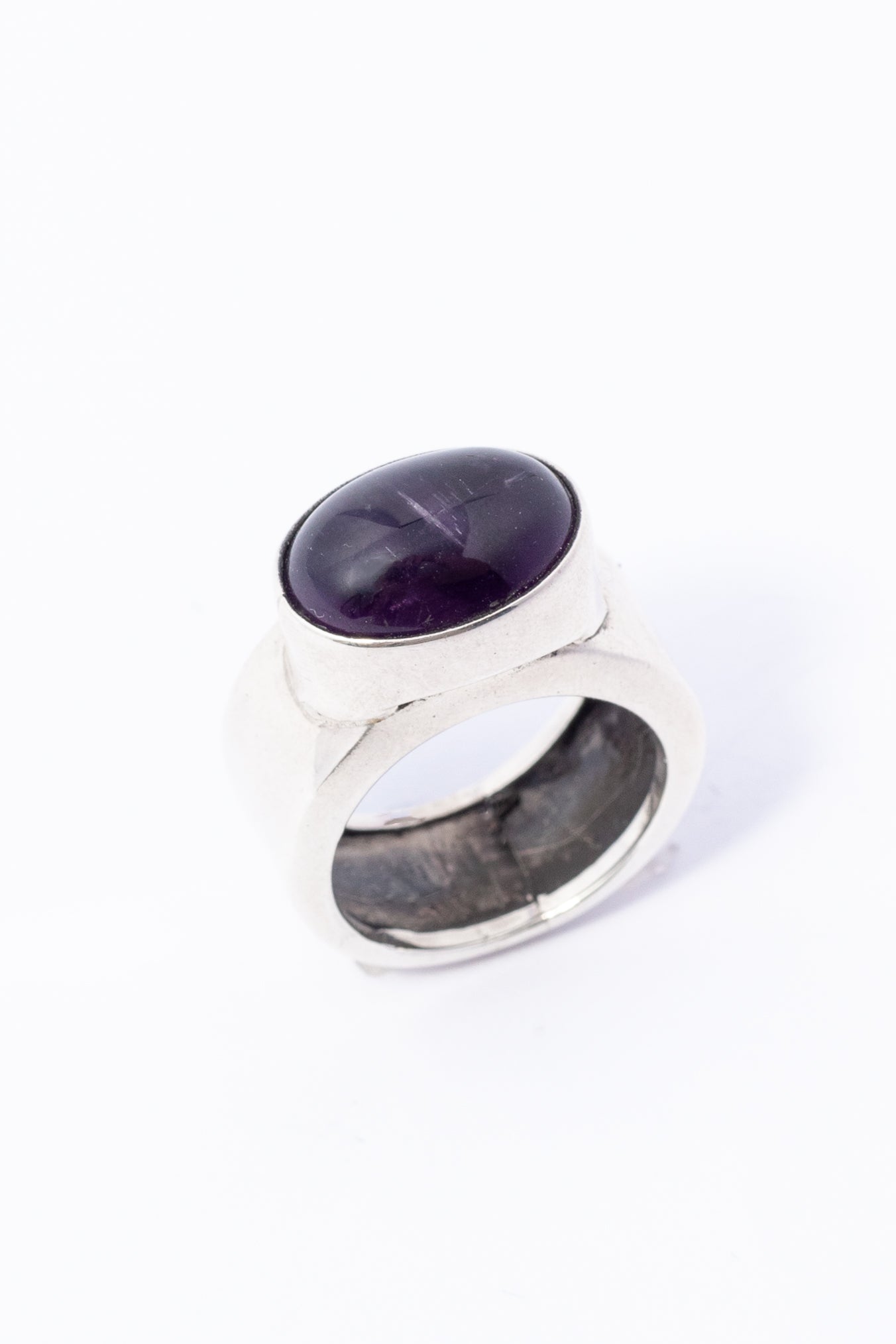 Anillo de Plata con Amatista