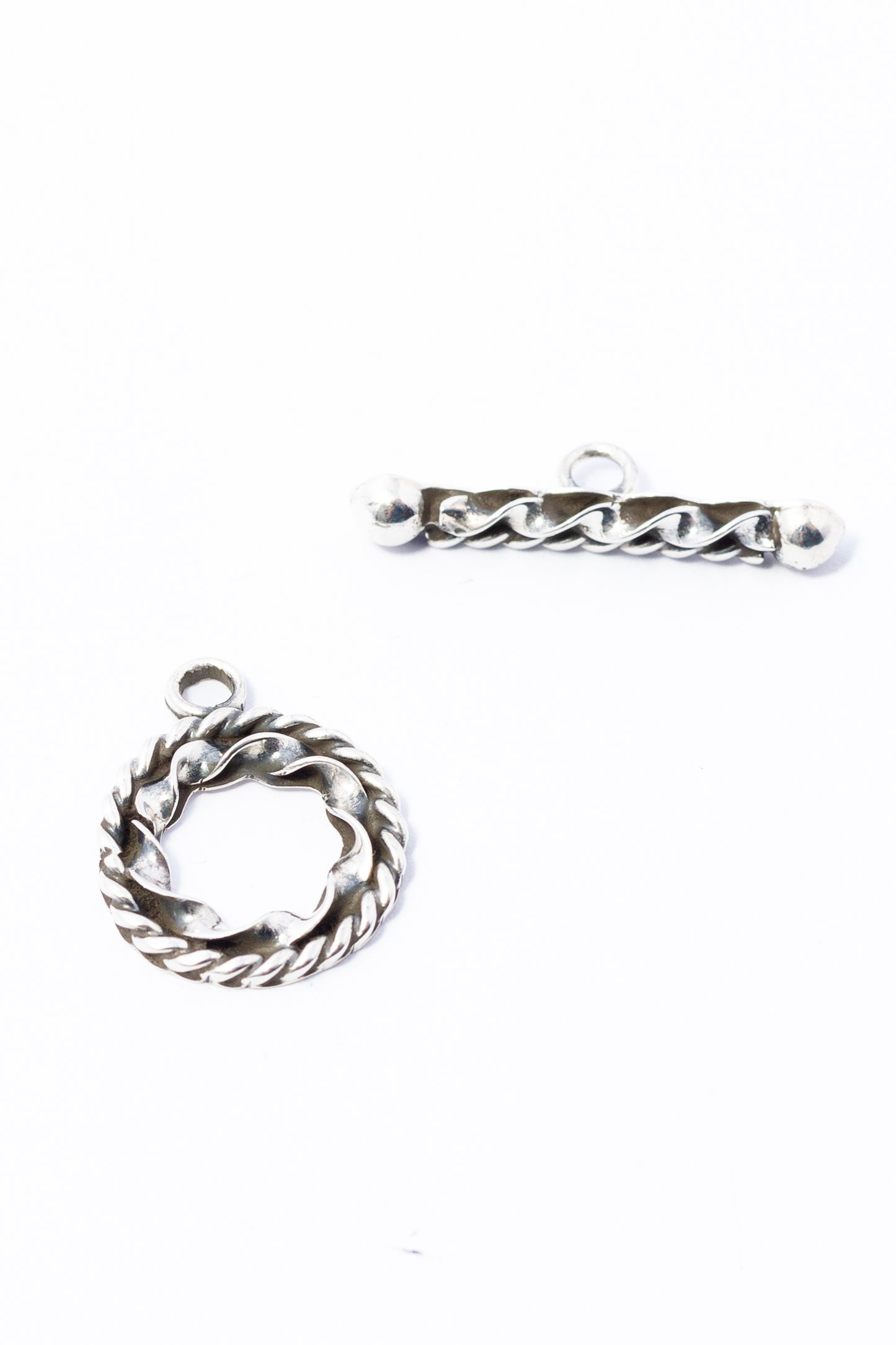 Broche de Plata Escarchada