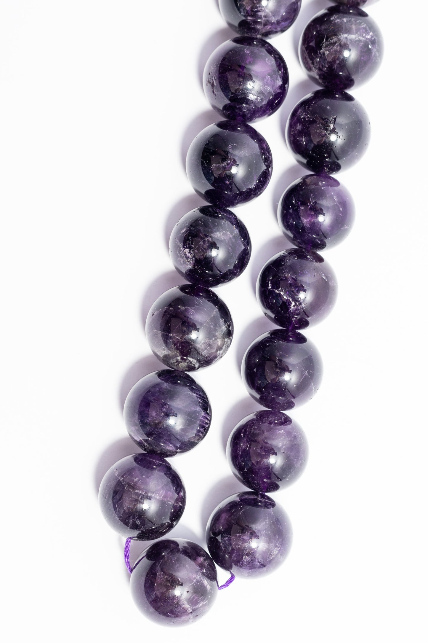 Hilo de Amatista Bola