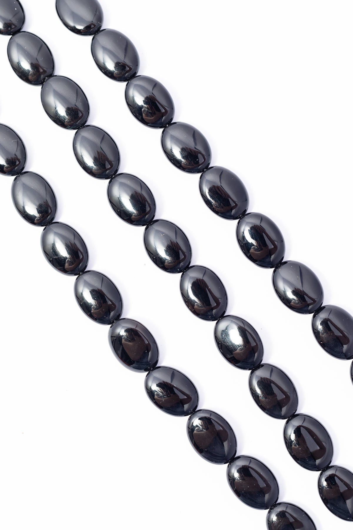 Hilo de Onix Oval Pulido