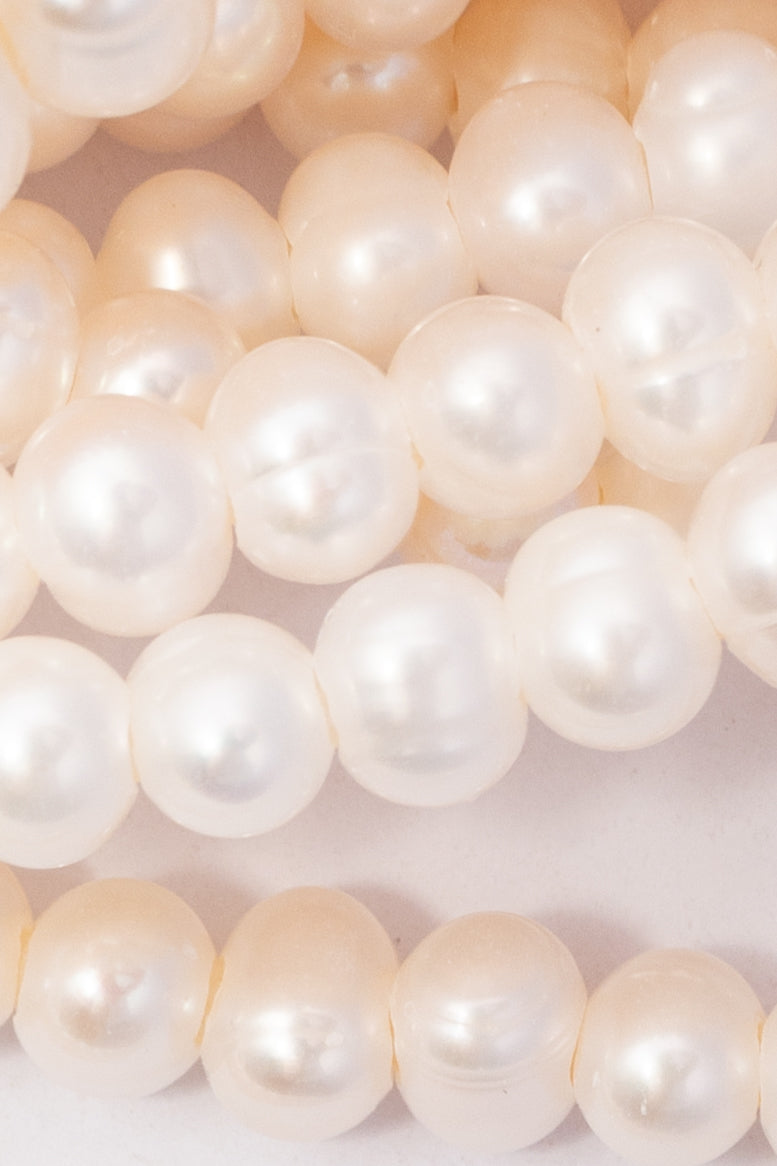 Hilo de Perla Papa Perforación Grande