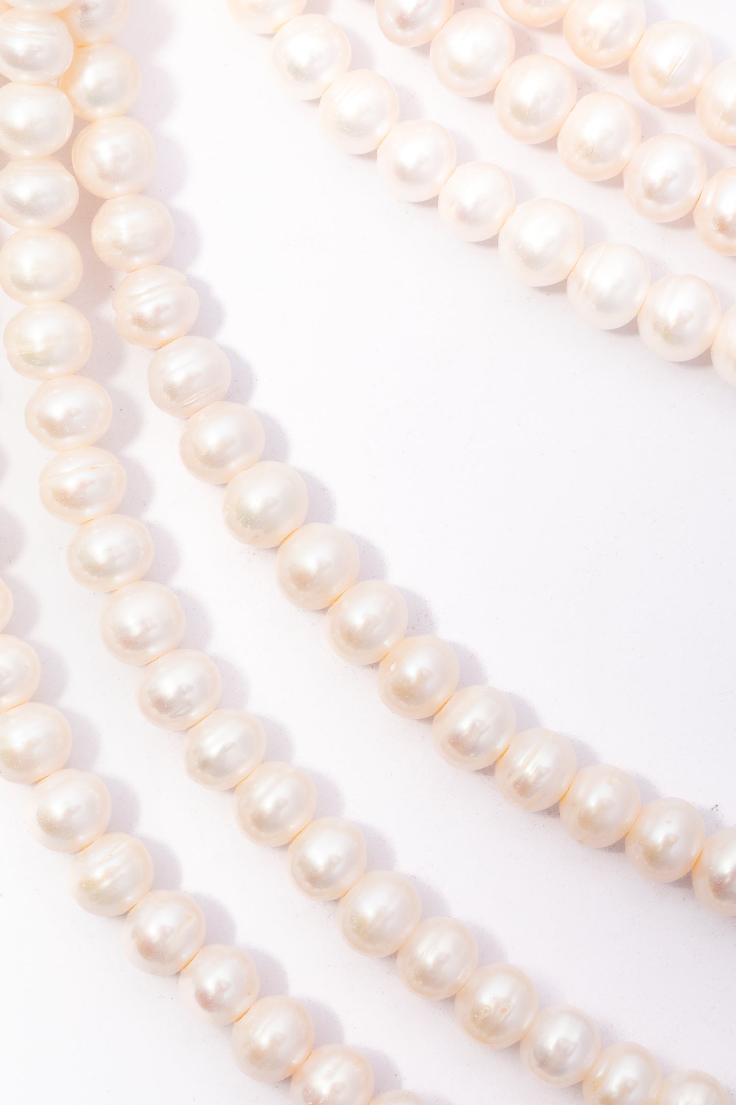 Hilo de Perla Papa Perforación Grande