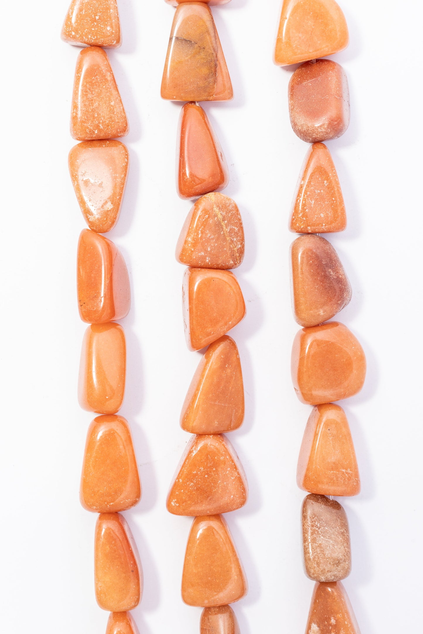 Hilo de Venturina Verde y Naranja Nugget