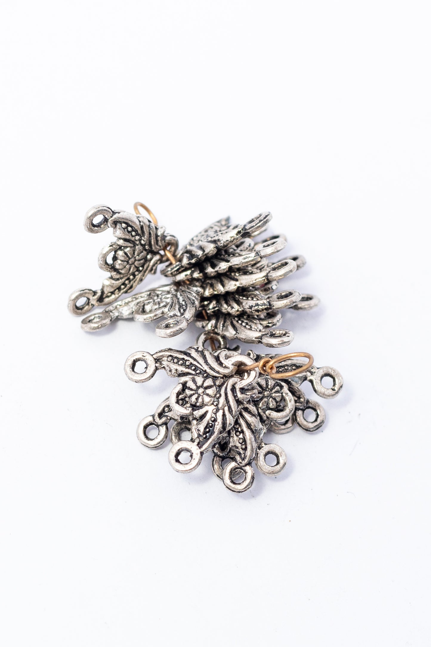 Hilo de Pewter Flor Ornamento
