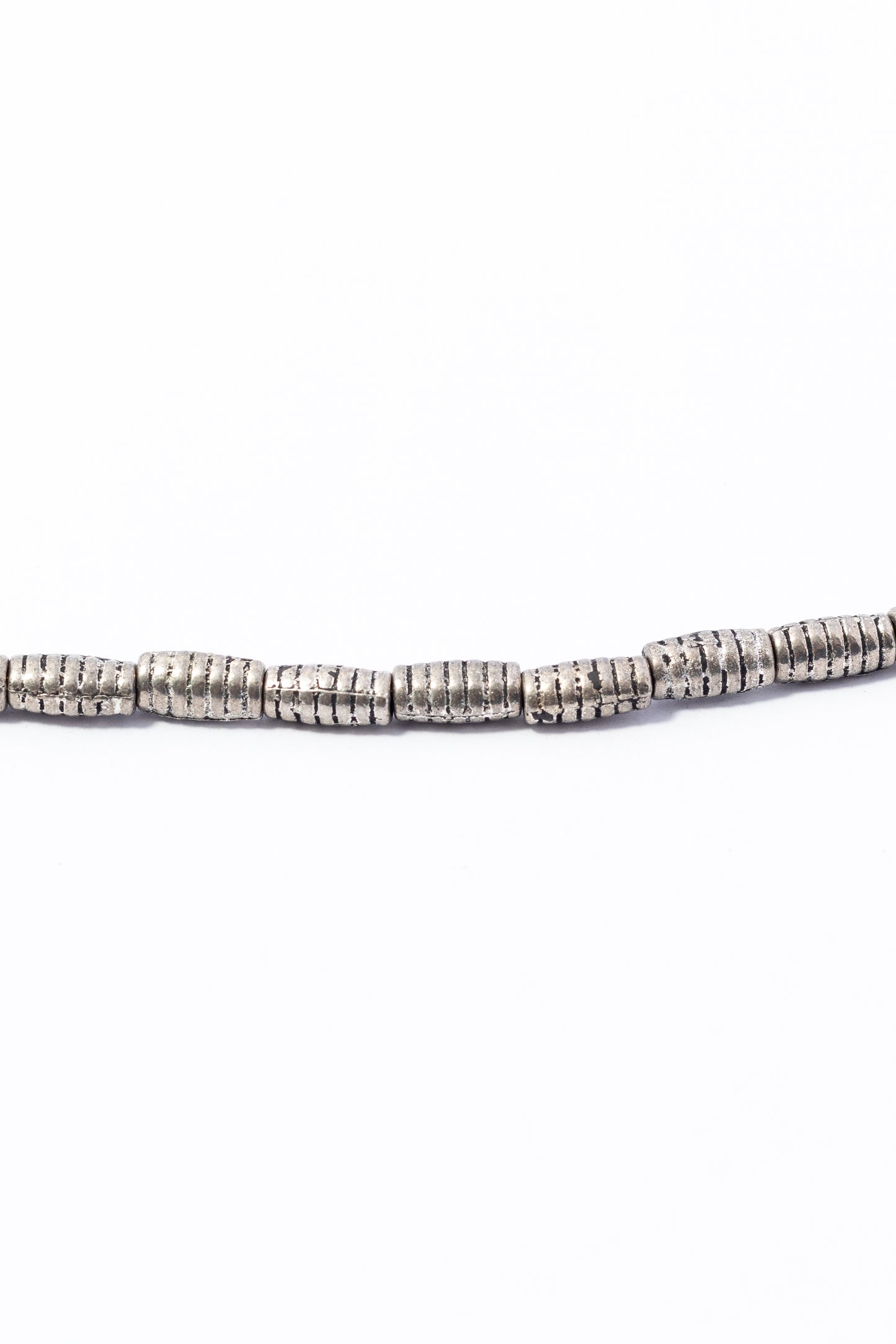 Hilo de Pewter Cilindro Rayado