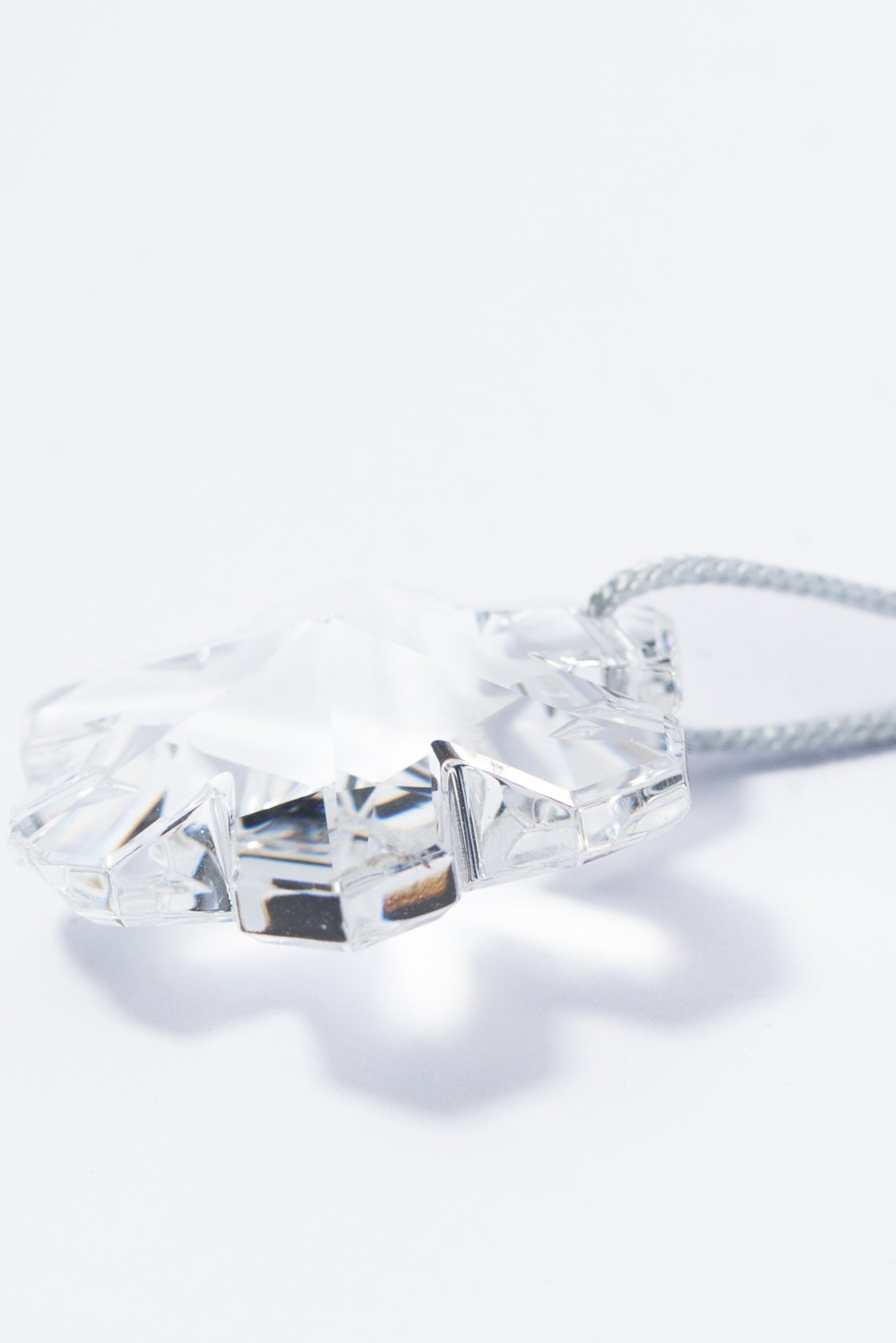 Dije de Swarovski Copo de Nieve Facetado