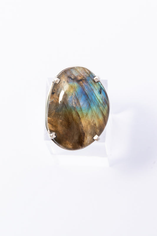 Anillo de Plata y Labradorita