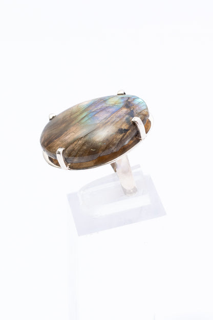 Anillo de Plata y Labradorita