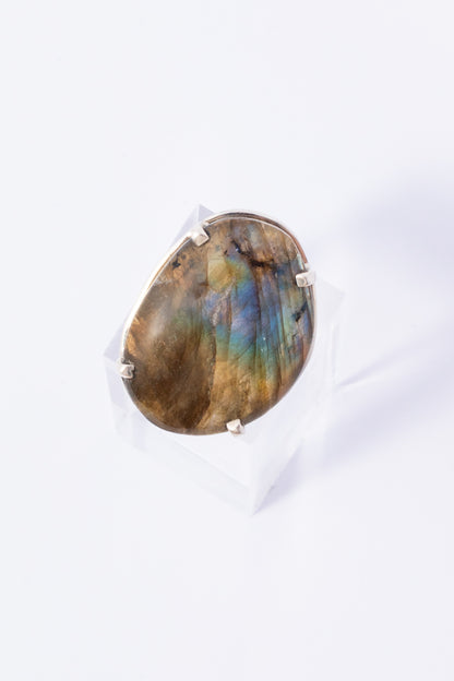 Anillo de Plata y Labradorita