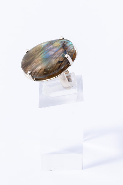 Anillo de Plata y Labradorita