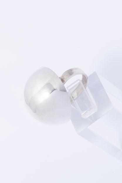 Anillo de Plata Esférico