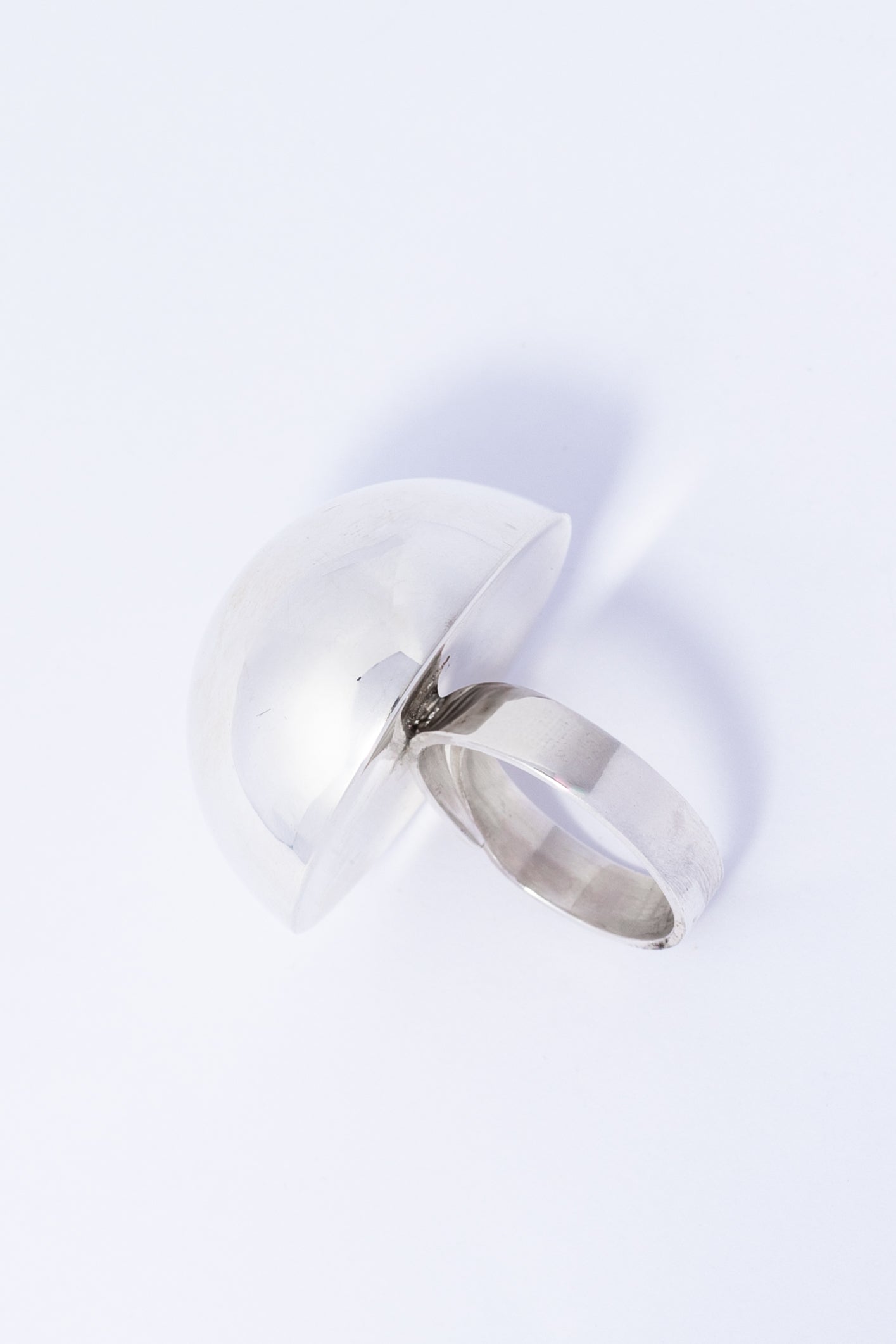 Anillo de Plata Esférico