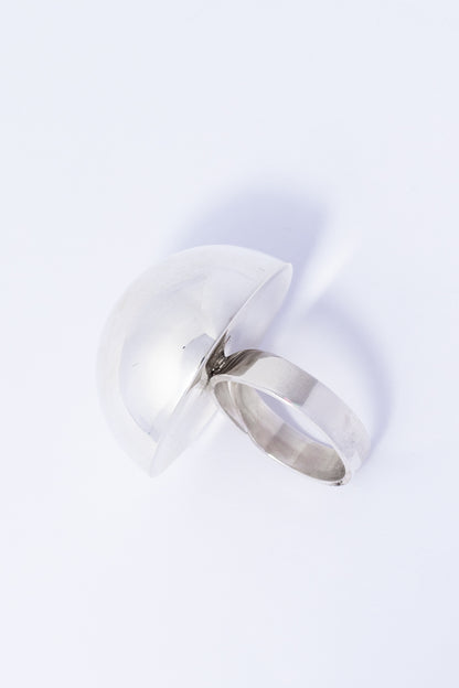 Anillo de Plata Esférico