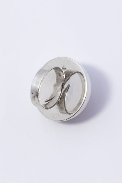 Anillo de Plata Esférico