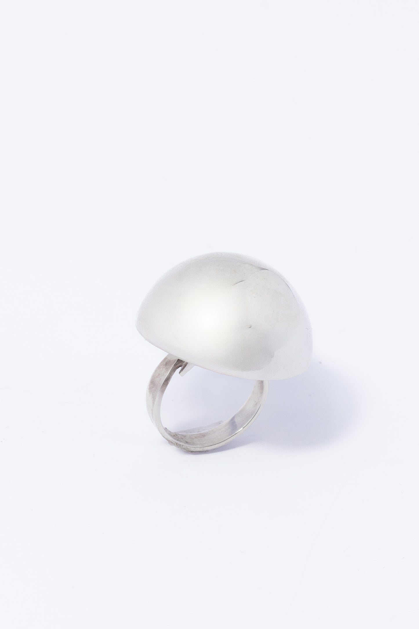 Anillo de Plata Esférico