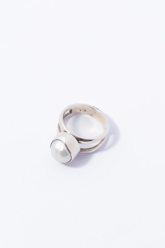 Anillo de Plata con Perla