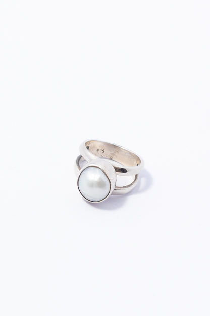 Anillo de Plata con Perla