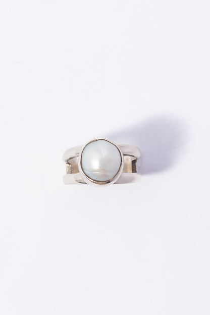 Anillo de Plata con Perla