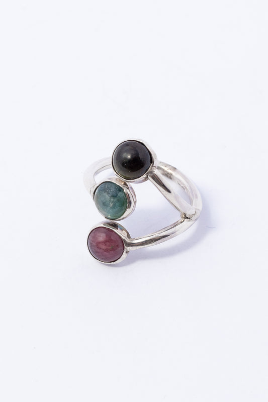 Anillo de Plata con Turmalina