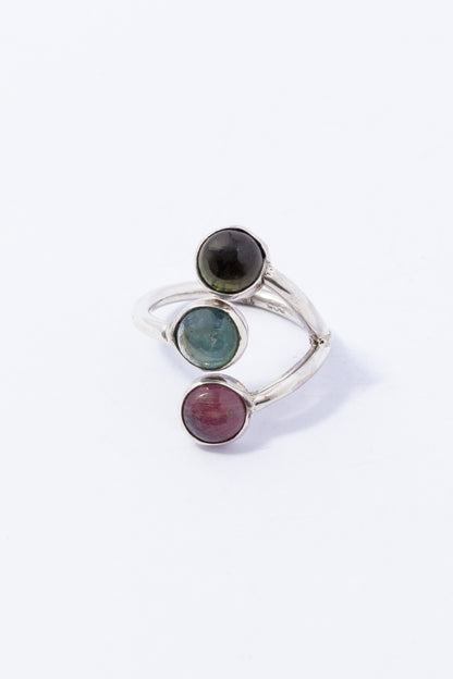 Anillo de Plata con Turmalina