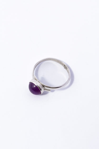 Anillo de Plata con Amatista