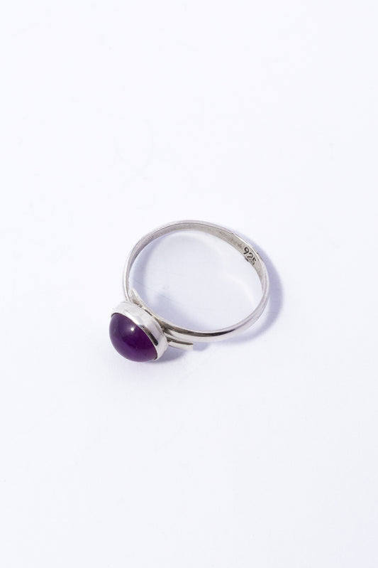 Anillo de Plata con Amatista