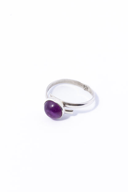 Anillo de Plata con Amatista