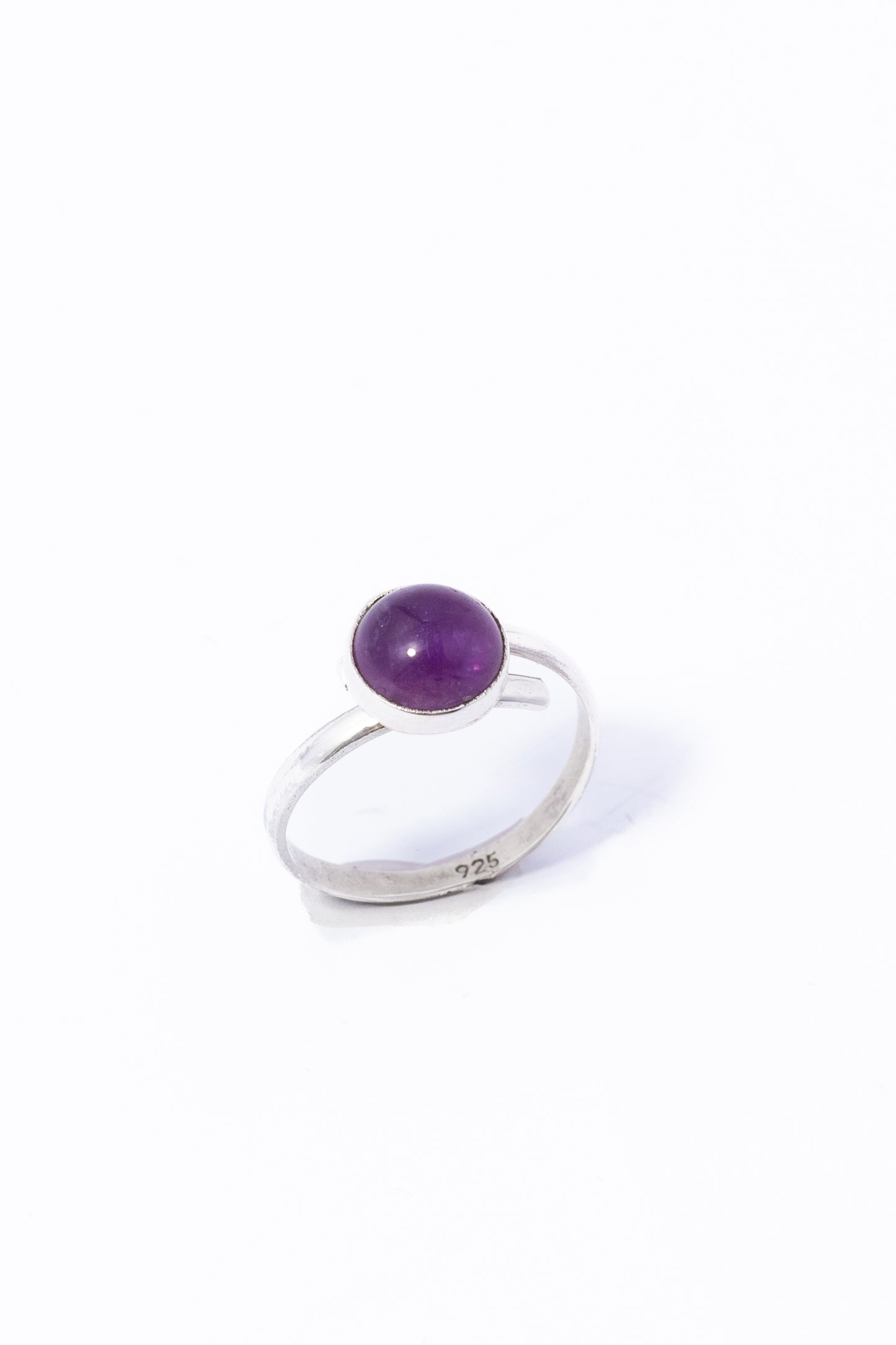 Anillo de Plata con Amatista