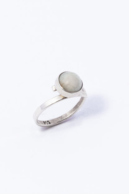 Anillo de Plata con Morganita