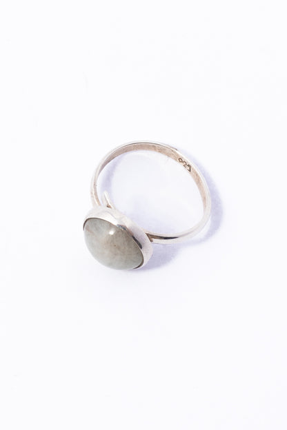 Anillo de Plata con Morganita