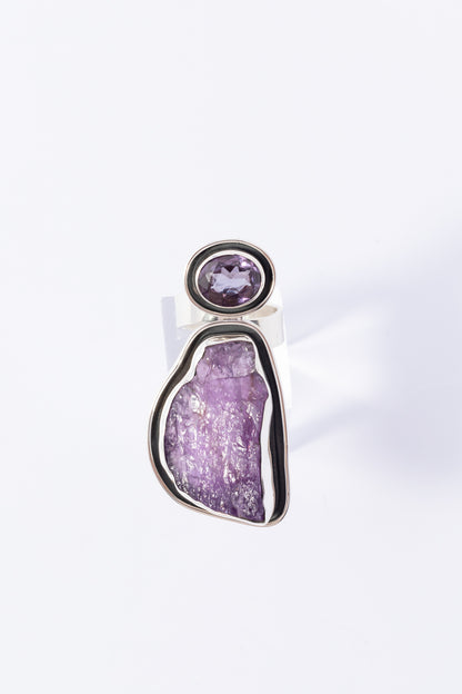 Anillo de Plata con Amatista