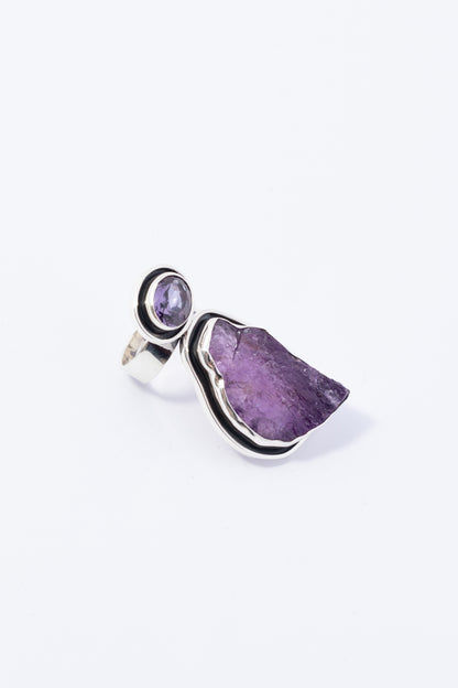 Anillo de Plata con Amatista