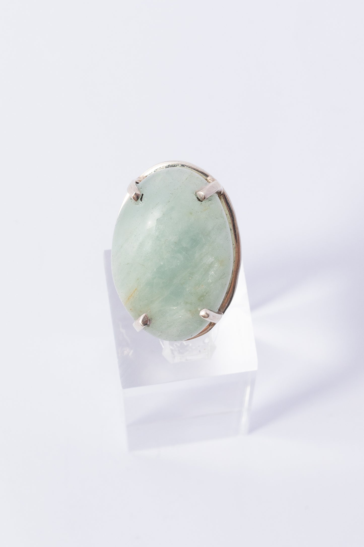 Anillo de Plata con Aquamarina