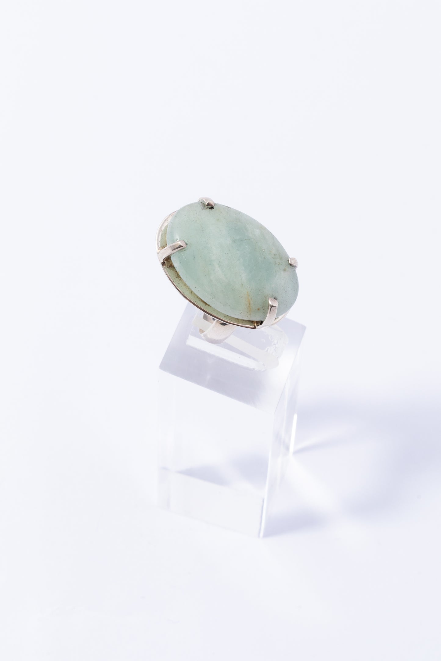 Anillo de Plata con Aquamarina
