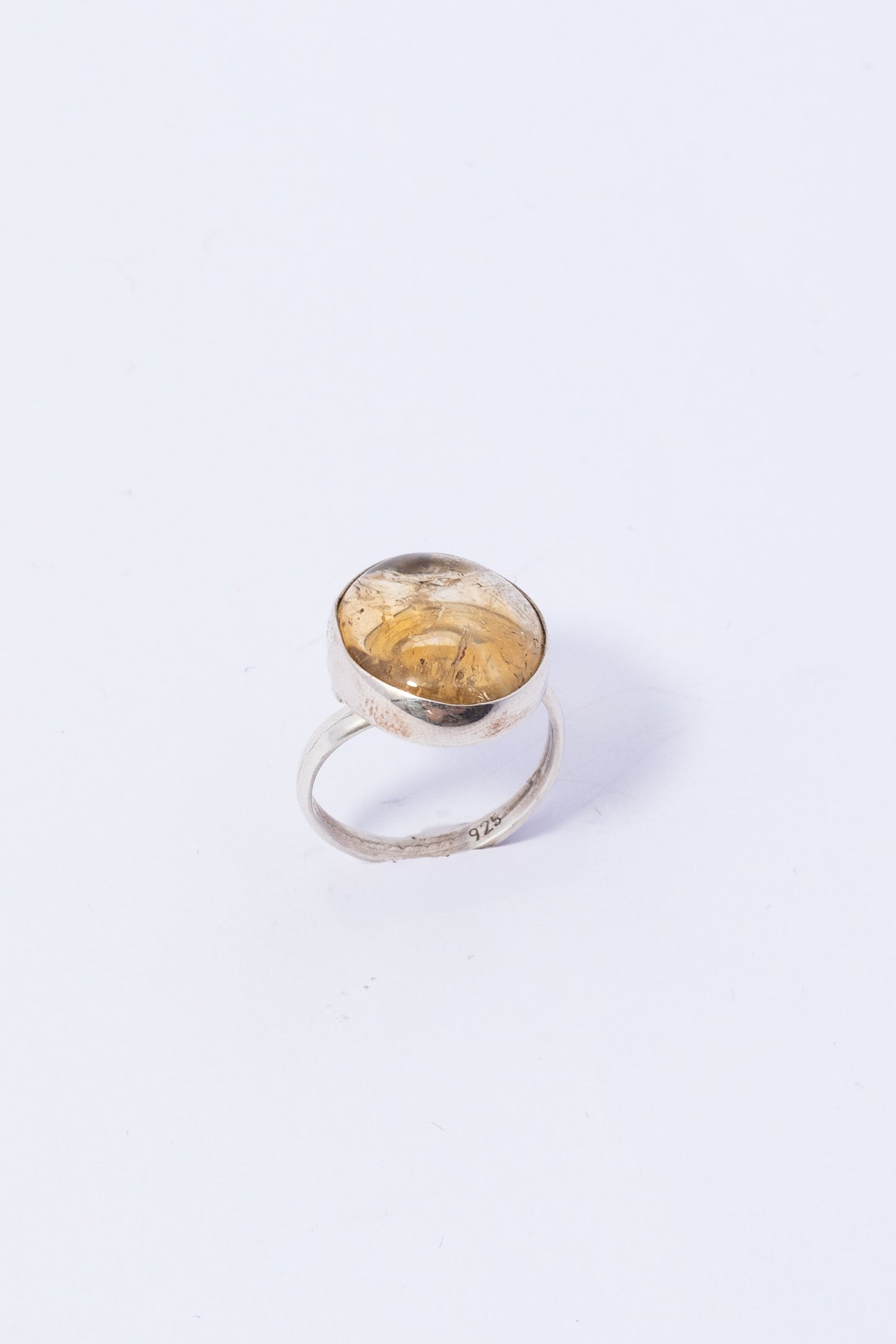 Anillo de Plata con Citrina