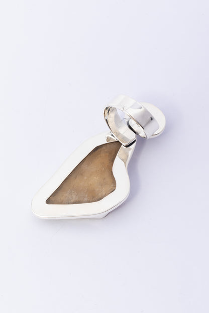 Anillo de Plata con Amatista y Citrina