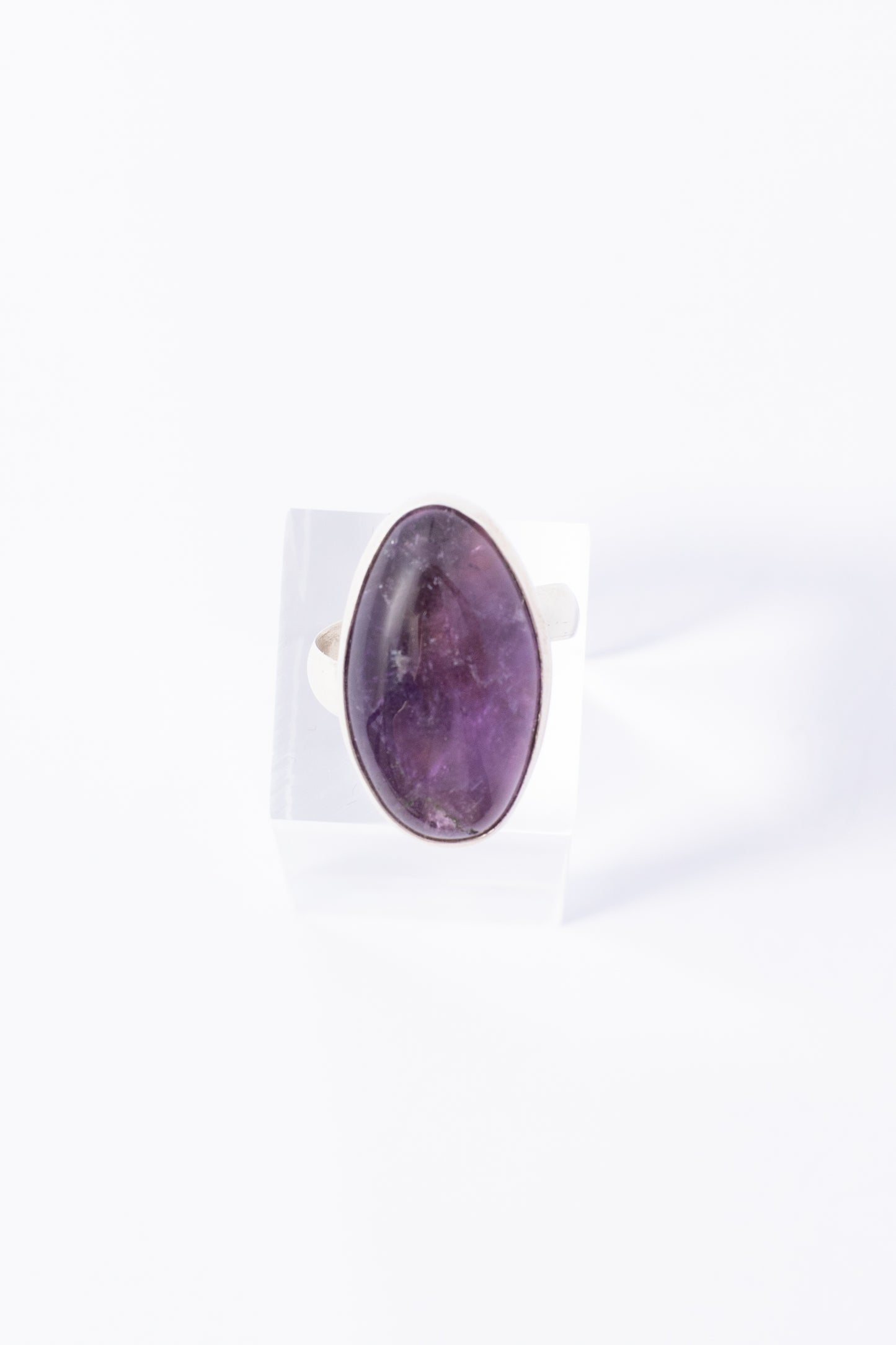 Anillo de Plata Amatista