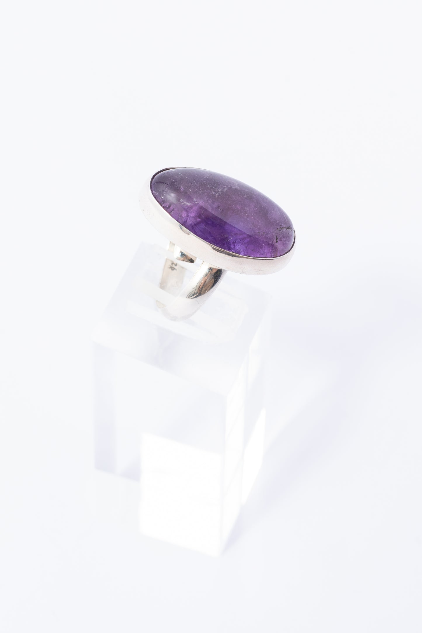 Anillo de Plata Amatista