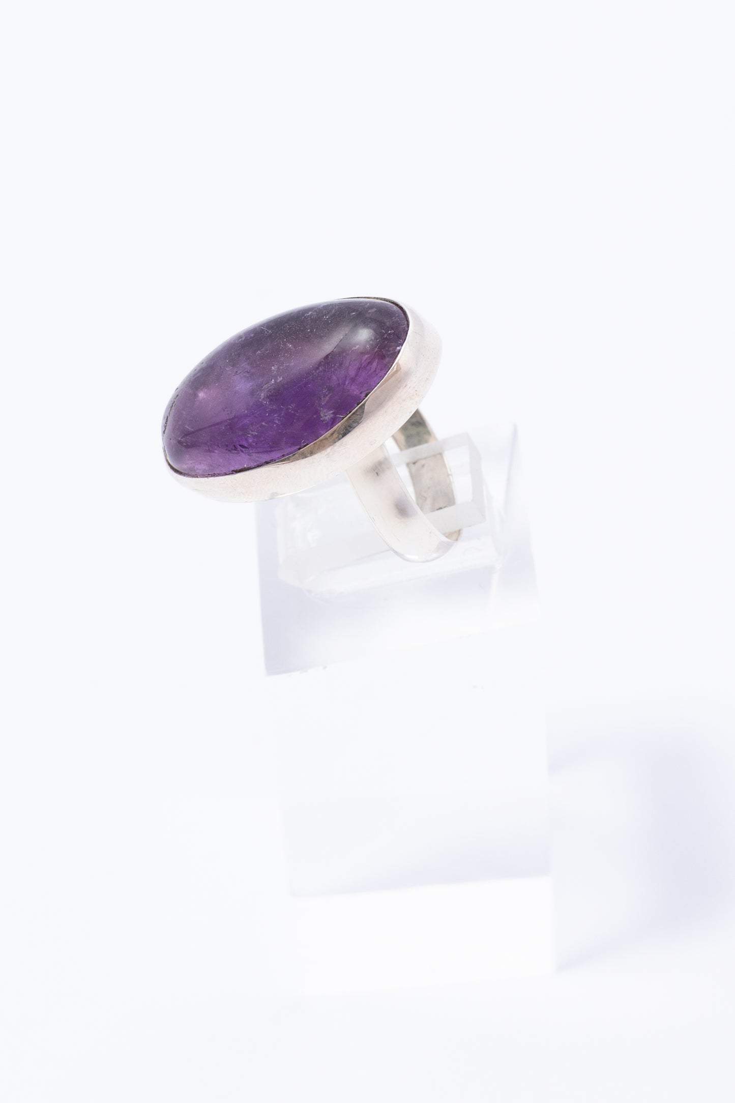 Anillo de Plata Amatista