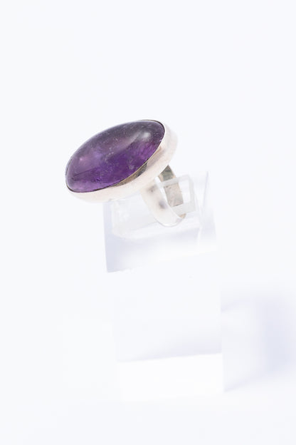 Anillo de Plata Amatista