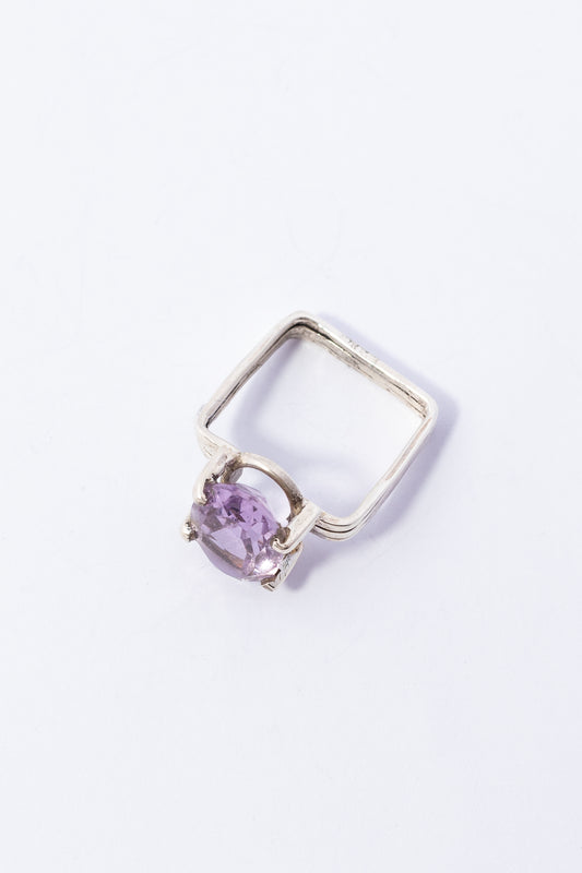 Anillo de Plata con Amatista