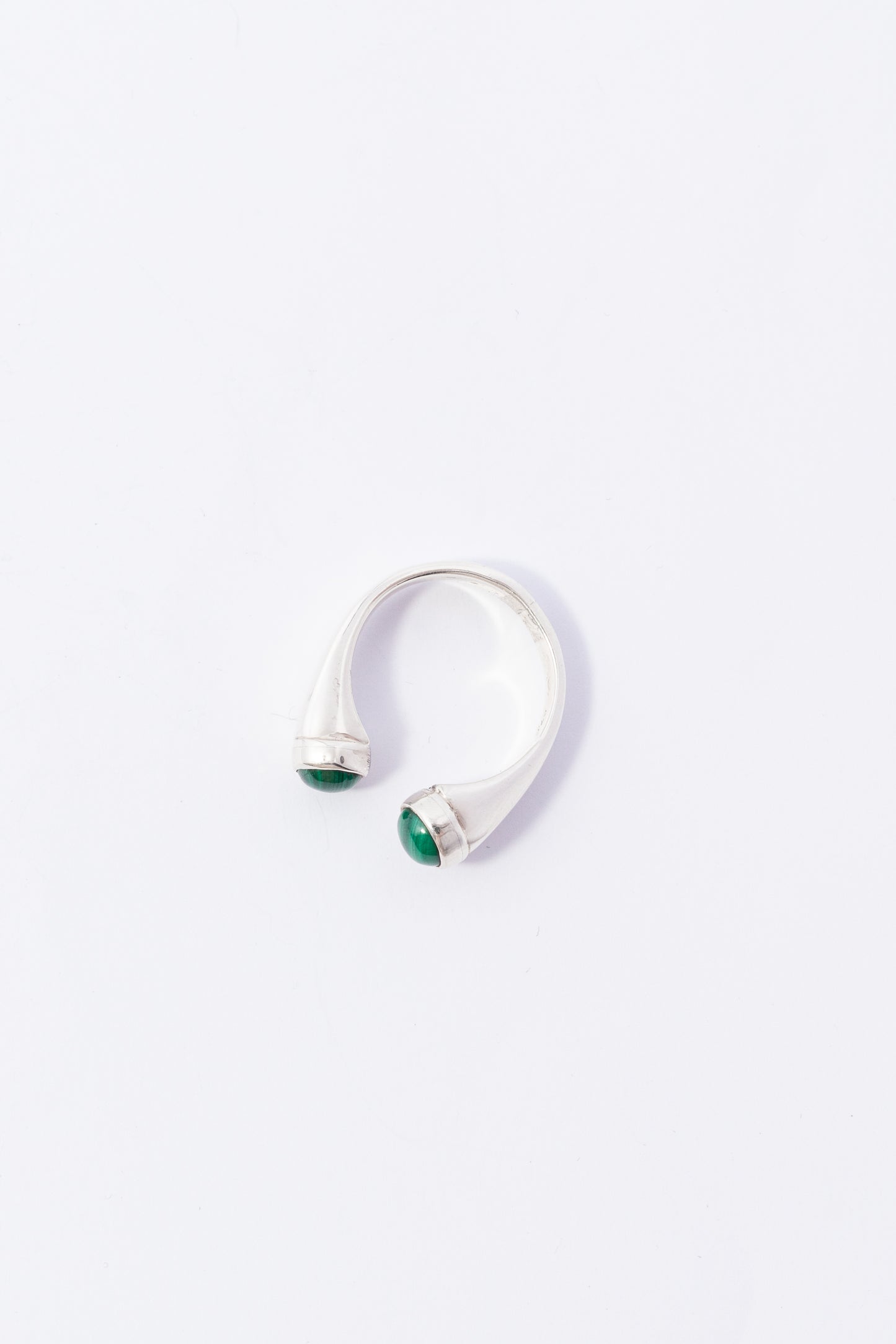 Anillo de Plata con Malaquita