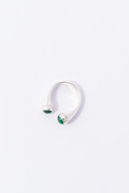 Anillo de Plata con Malaquita