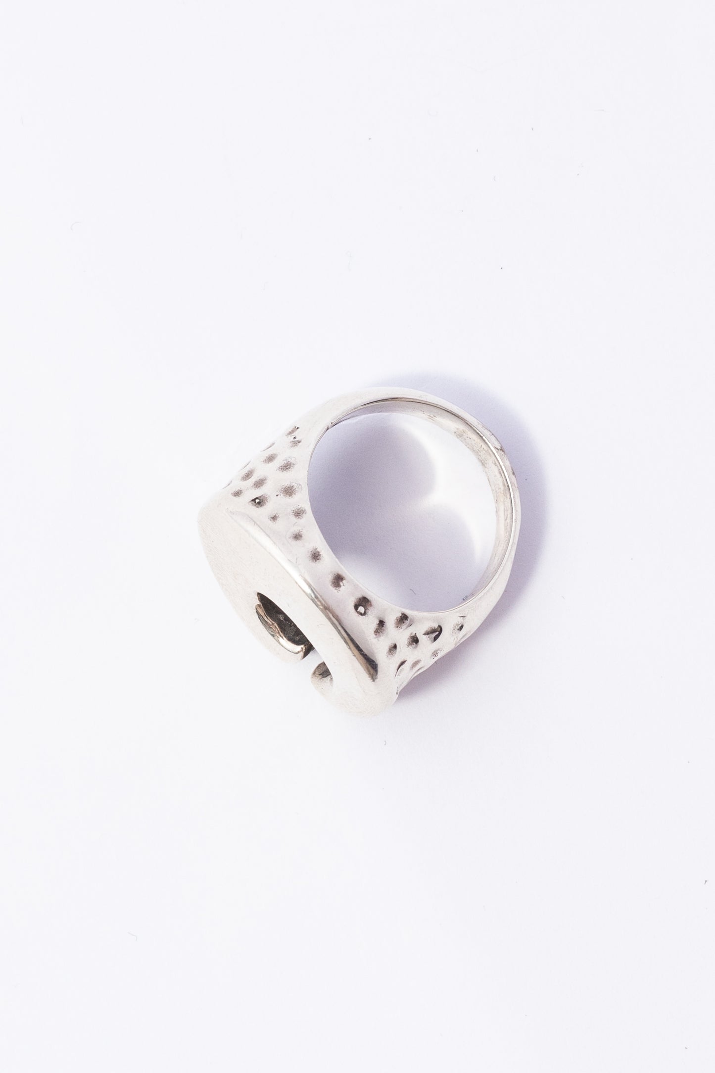 Anillo de Plata Martillado