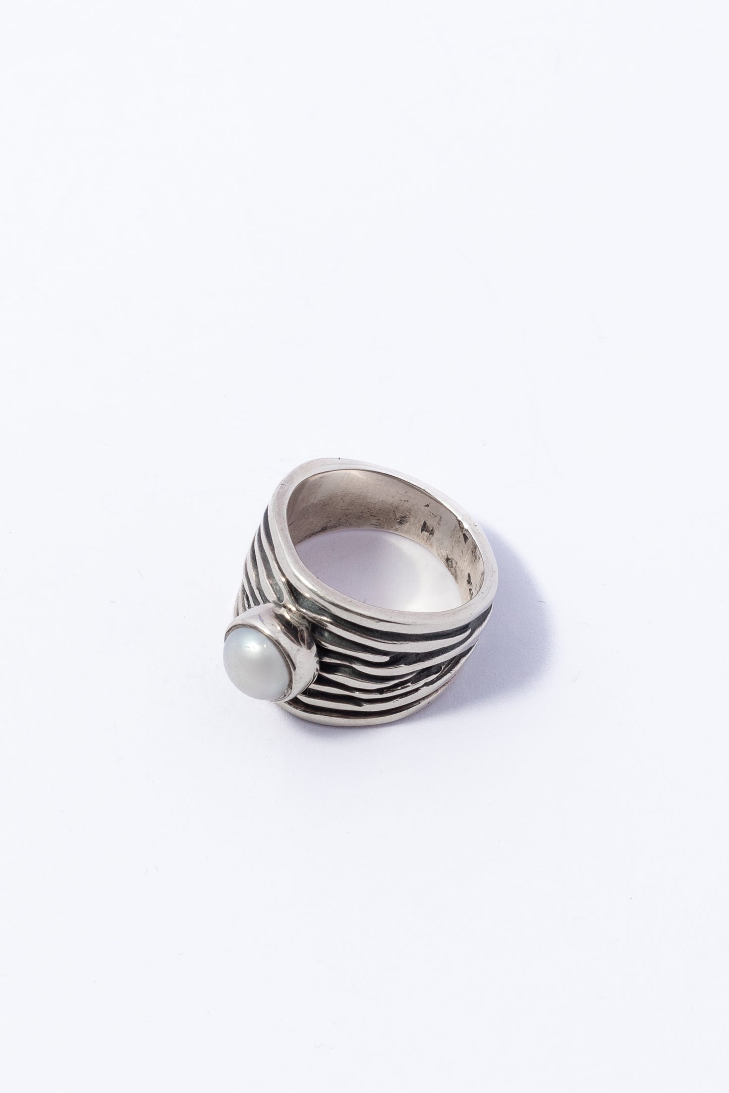 Anillo de Plata con Perla