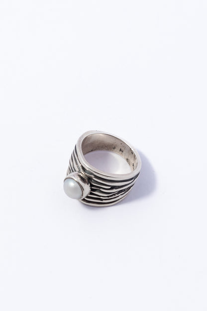 Anillo de Plata con Perla