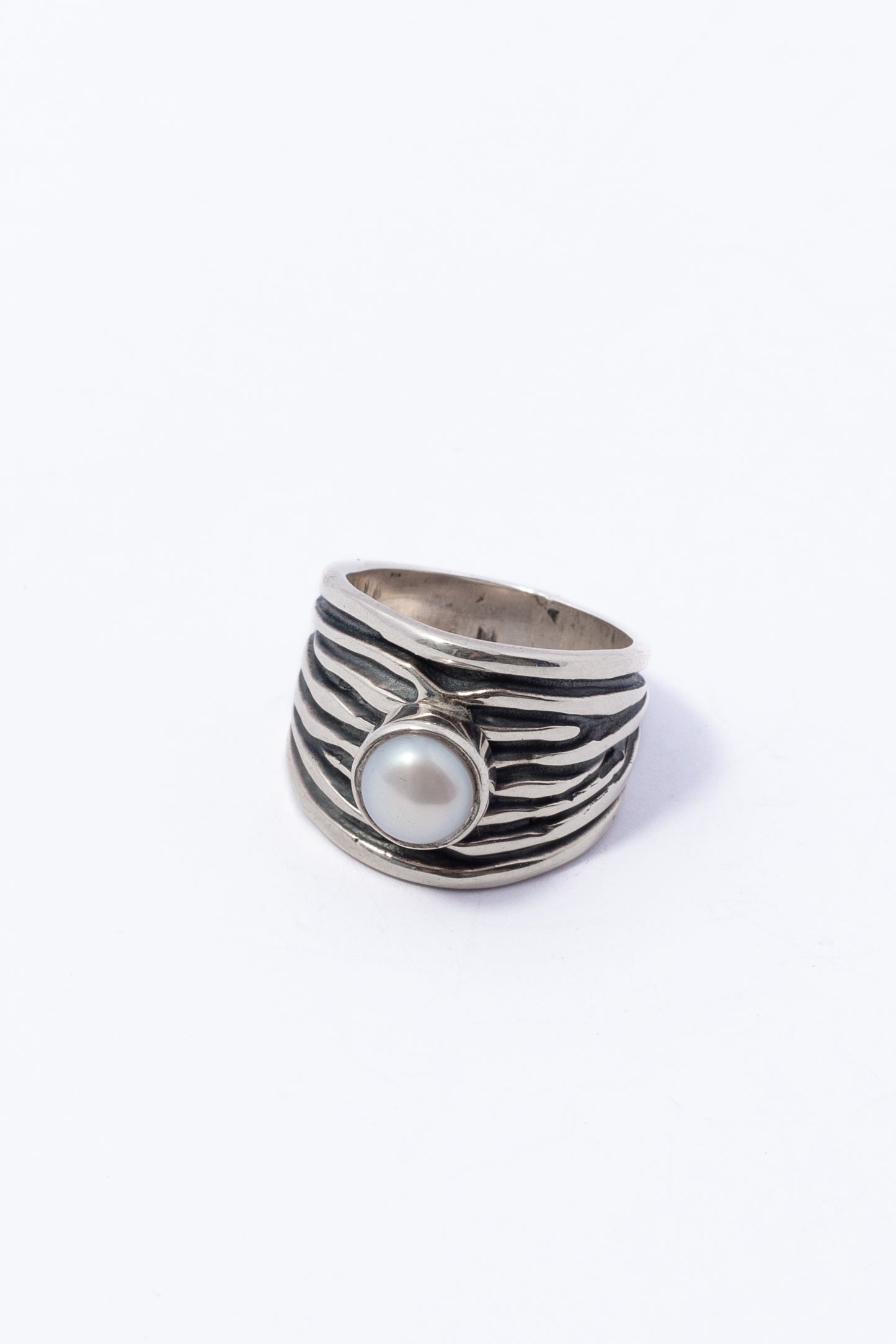 Anillo de Plata con Perla