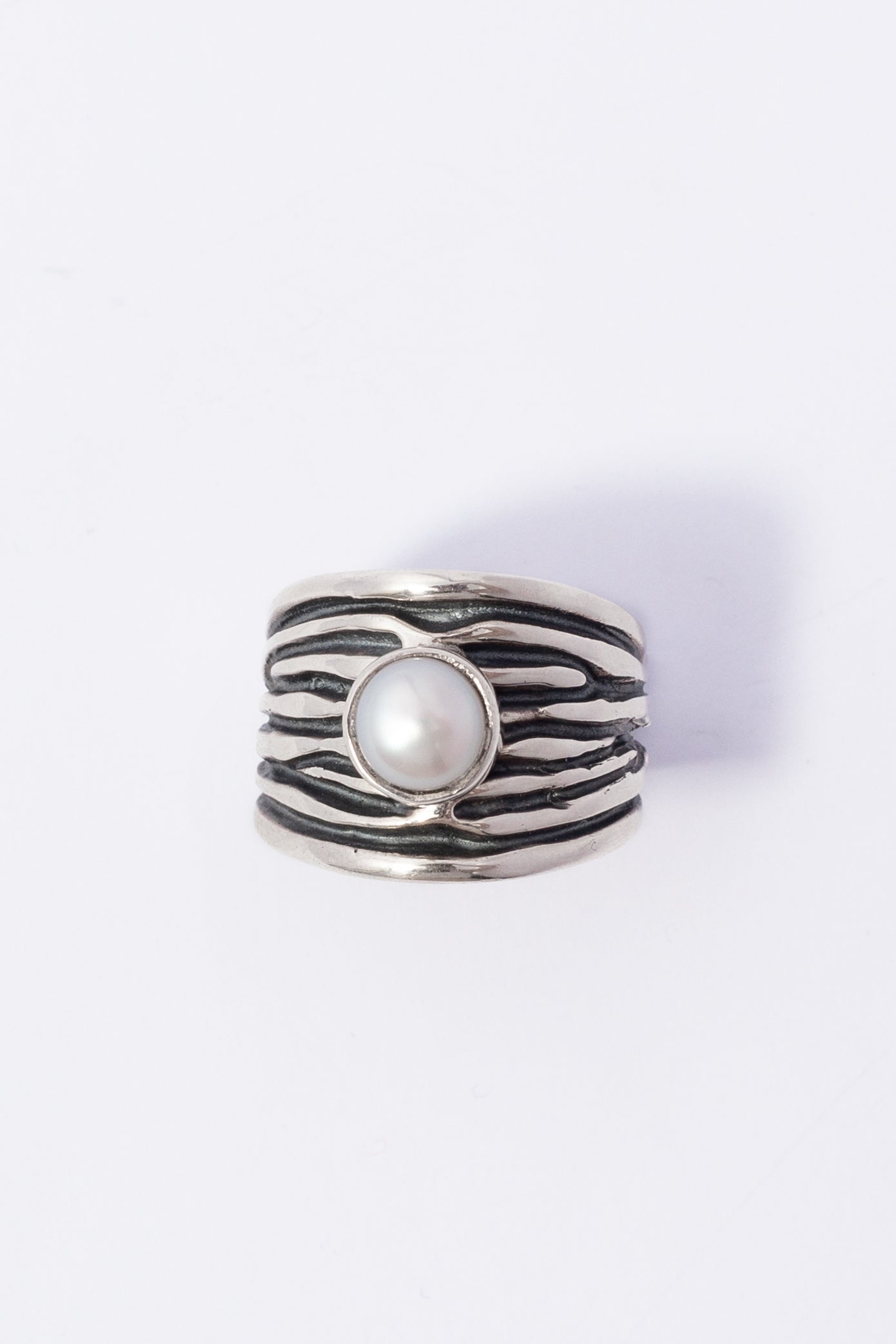 Anillo de Plata con Perla