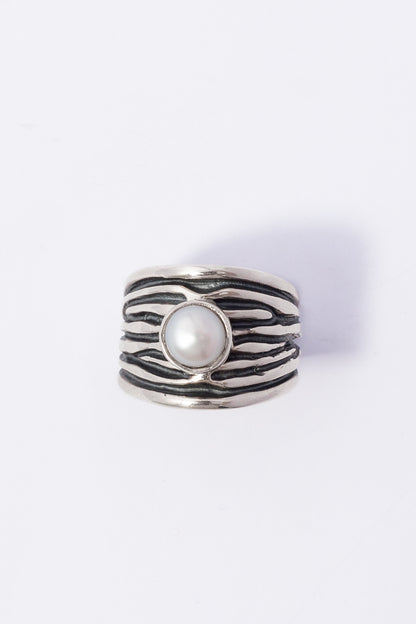 Anillo de Plata con Perla
